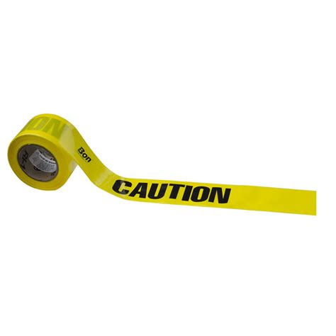 CAUTION TAPE - YELLOW 300' x 3"