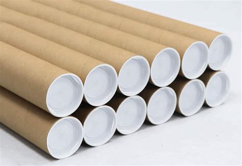 Material Handling Mailing Tubes 2 1/2 x 18 Premium Kraft Mailing ...