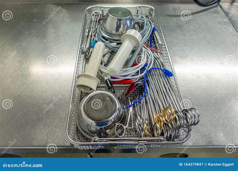 Tray for Surgical Instruments Contains Various Assorted Instruments for ...