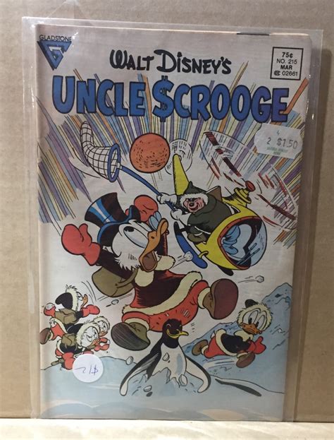 COMIC BOOK - WALT DISNEY UNCLE SCROOGE 215 - X Marks The Shop