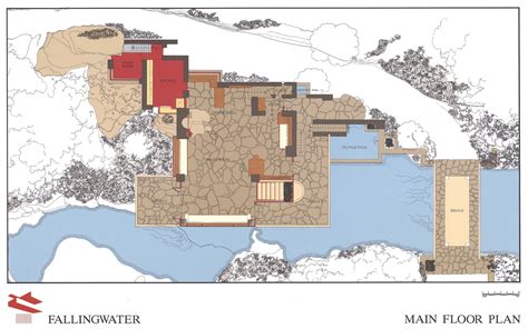 Fallingwater House Floor Plan - Image to u