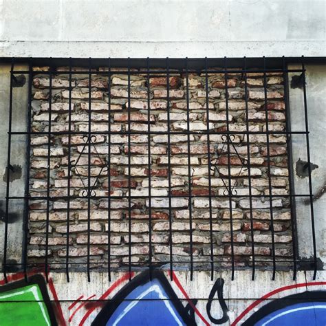 Free Images : iphone, window, glass, wall, facade, brick, graffiti, street art, jail ...