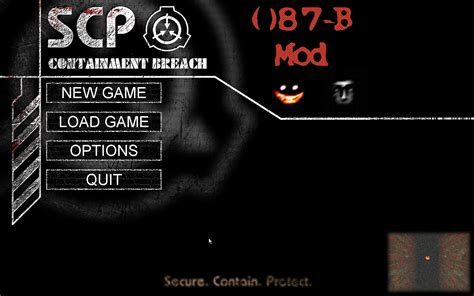 SCP-CB 087-B Mod Menu image - SCP - Containment Breach Old Mods Archive ...