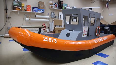 Coast Guard replica boat competing in cardboard boat race | wzzm13.com