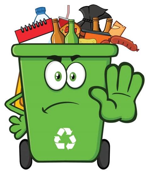 Best Waste Bin Mascot Illustrations, Royalty-Free Vector Graphics ...