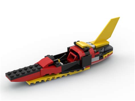 LEGO MOC Speed boat by Brelha | Rebrickable - Build with LEGO