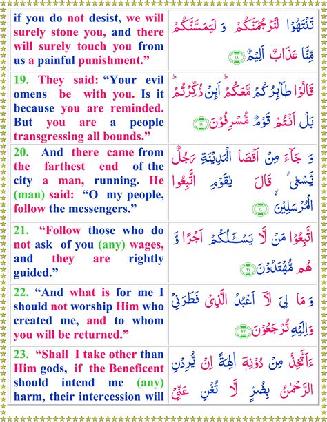 Translation Of Surah Yaseen In English - IMAGESEE