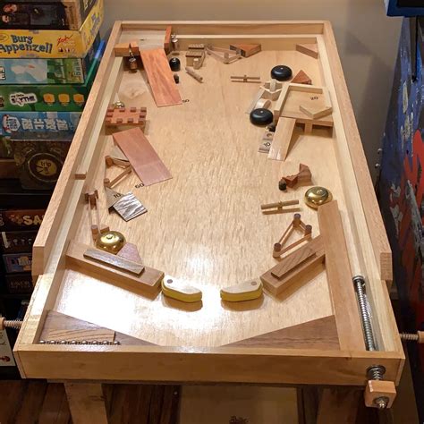 Selbst gemachter Flipper - #homemade #pinball - #New - Spielzeug selbstgemacht - #Flipper # ...