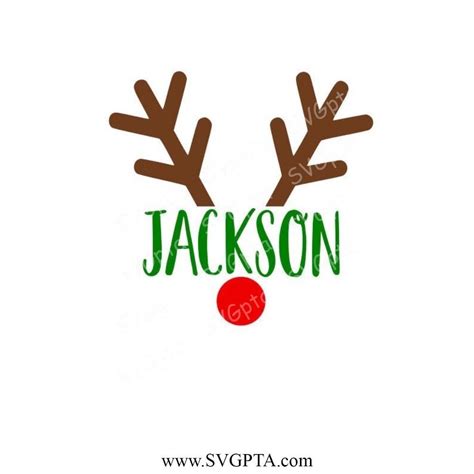 Rudolph Reindeer Frame SVG, Christmas SVG, Rudolph SVG | Christmas svg, Monogram frame, Svg