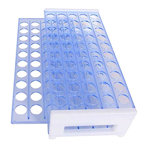 2 Pcs Tube Racks, Test Tube Holder Rack, Lab Tube Racks, 3 Layers 50 ...