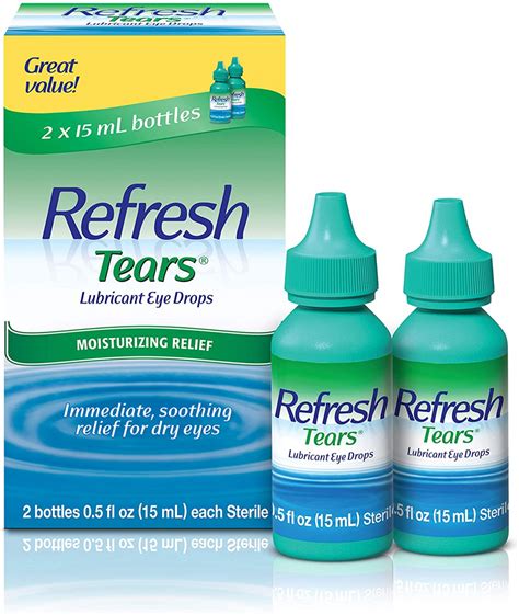 Gotas Lubrificantes para os Olhos Refresh Tears - Tudo Natural