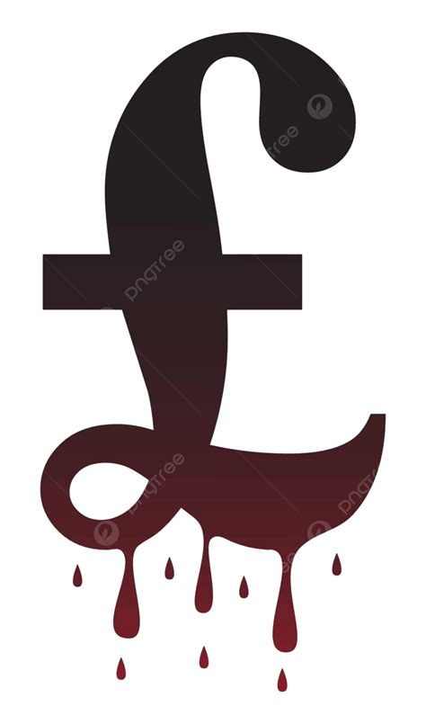Dripping Pound Sign Vector Black Background Vector, Vector, Black, Background PNG and Vector ...