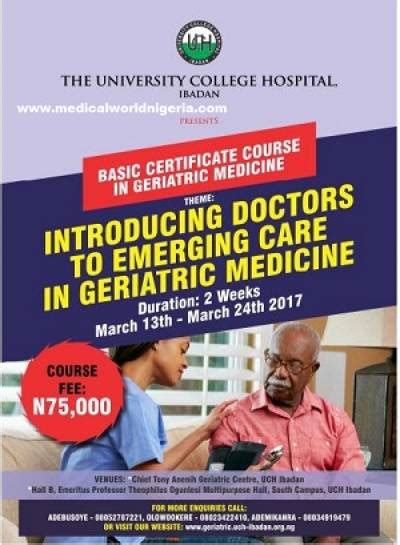 University College Hospital Ibadan Basic Certificate Course in ...