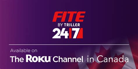 FITE by Triller 24/7 now on The Roku Channel in Canada - TrillerTV - Powered by FITE