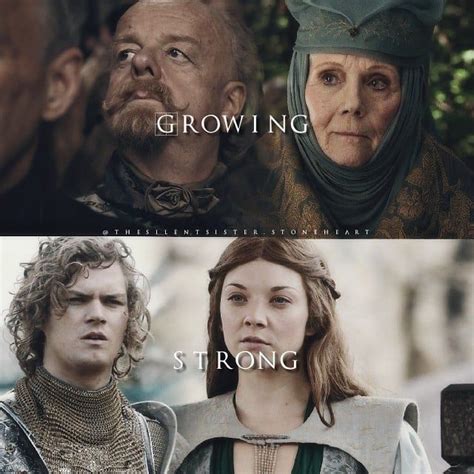 made this edit | for the House Tyrell members 🌹🥀 "Growing strong" | House Tyrell, one of the big ...