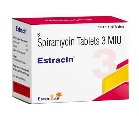 Spiramycin Tablet, 3 m.i.u at Rs 650/stripe in Ahmedabad | ID: 2851624993633