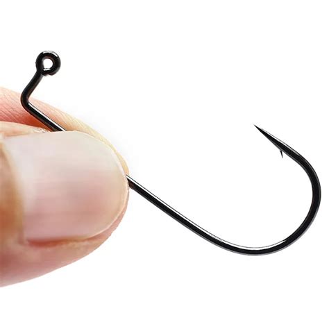 Aliexpress.com : Buy 90 Degree Jig Hook 2X Strong Round Bend Pack Of 60 Aberdeen Jig Fishing ...