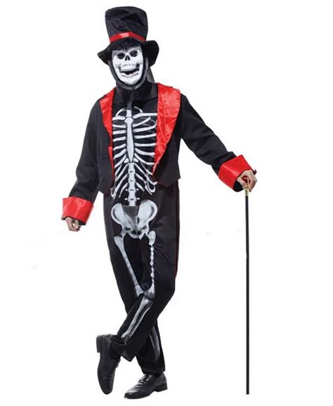 Halloween Party Christmas Festival Role playing Suit Skeletal Costumes ...