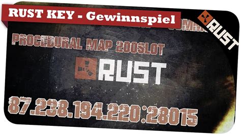 Gewinne Rust Steam Key | Unser Rust Community Server | Rust Gameplay ...