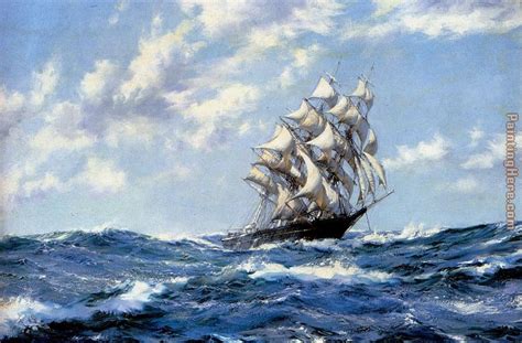 Clipper Ship Painting at PaintingValley.com | Explore collection of ...