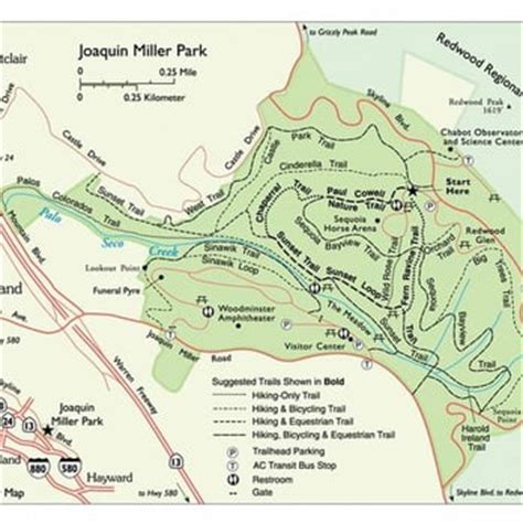 Joaquin Miller Park Map - Map Of The World