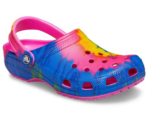 Crocs™ Electric Pink / Multi Classic Tie-dye Graphic Clog - Lyst