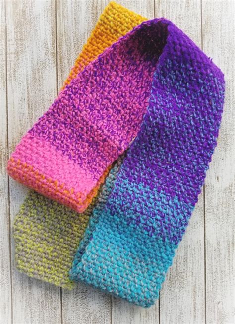 Crochet Moss Stitch Scarf | AllFreeCrochet.com