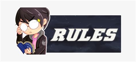 22 May - Rules Banner Transparent Anime - 654x295 PNG Download - PNGkit