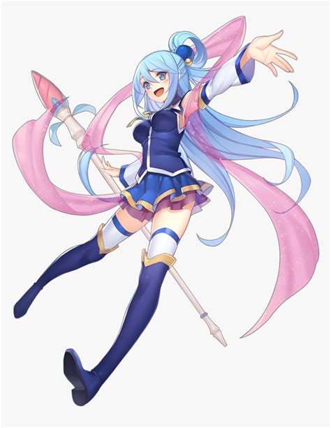 Konosuba Aqua Fan Art Transparent, HD Png Download - kindpng