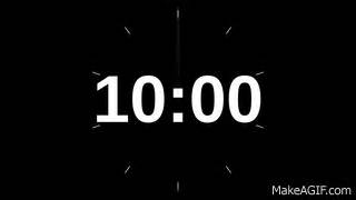 10 Minute Countdown Timer on Make a GIF