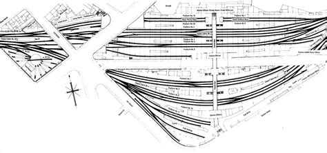 Birmingham New Street Station: A 1950 view of the layout of the ...