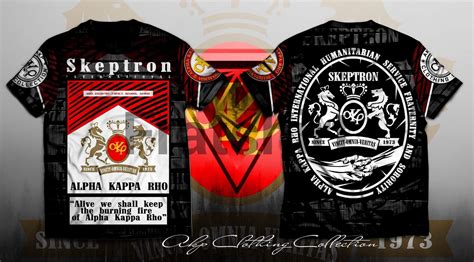 💧2022 New 49th Anniversary AKP Alpha Kappa Rho Full Sublimation Frat Shirt (Skeptron) 3D T-Shirt ...