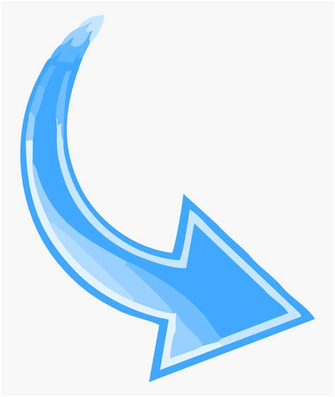 Free Curved Arrow Image, Download Free Clip Art, Free - Blue Curved Arrow Png , Free Transparent ...