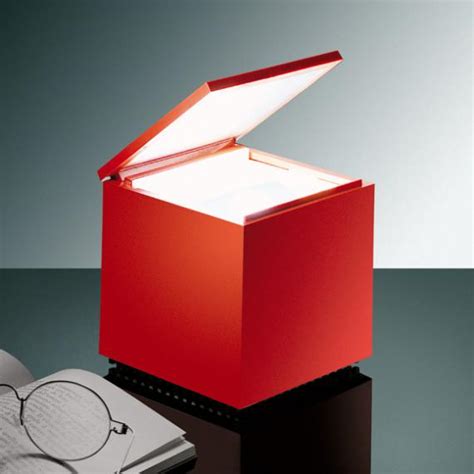 CINI&NILS Cuboled LED table lamp red - ACCNCUB.0137L | REUTER