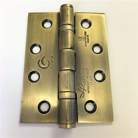 Ball Bearing Hinges Antique Brass Stainless Steel 4" x 3" (Pair ...