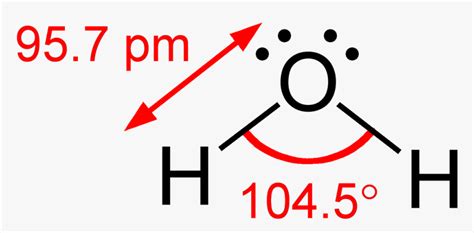 Water Bond Angle, HD Png Download - kindpng