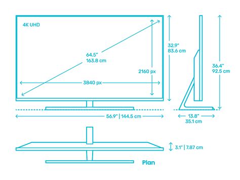 58 Inch Tv Dimensions