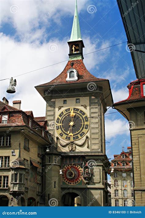 Bern Clock Tower Stock Photo - Image: 8346100