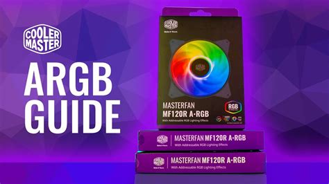 HOW TO Cooler Master A-RGB Setup and Install Guide - MF120R ARGB - YouTube