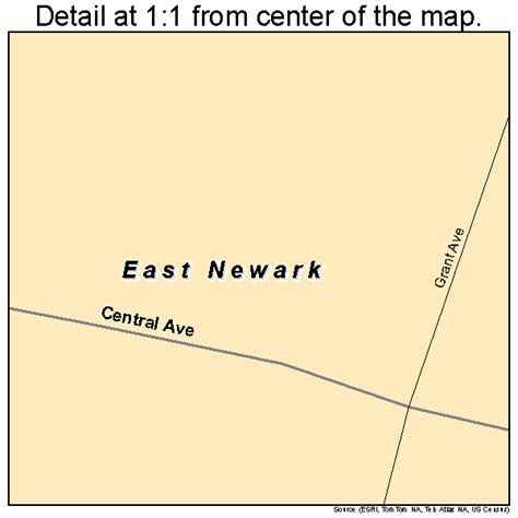 East Newark New Jersey Street Map 3419360