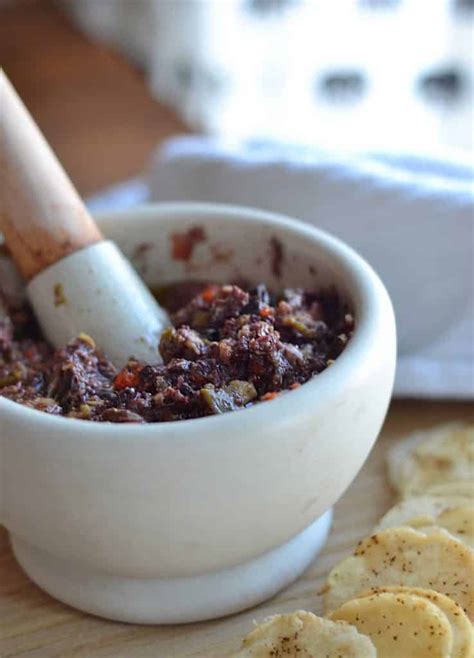 easy Olive Tapenade recipe | only 5 ingredients!