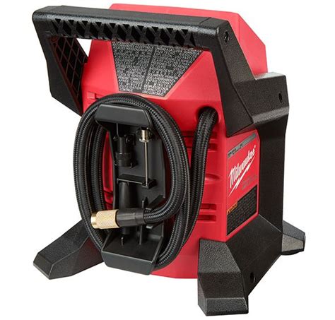 Milwaukee M12 Cordless Inflator Rear Hose Dock | Inflators, Battery charger, Tire inflator