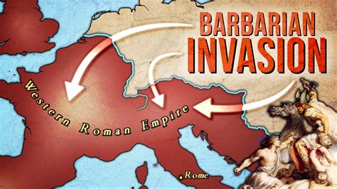 How Barbarian Invasions ended the Western Roman Empire - YouTube