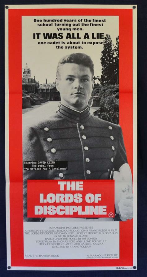 All About Movies - The Lords Of Discipline 1983 Daybill movie poster David Keith Military Cadet