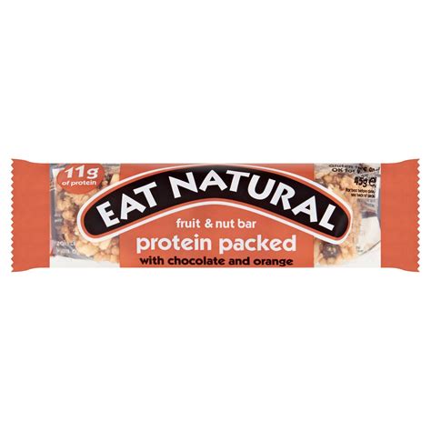 Eat Natural Fruit & Nut Bar Protein Packed with Chocolate and Orange ...