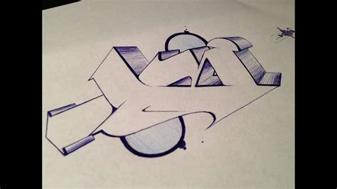 Graffiti Alphabet tutorial - letter B - YouTube