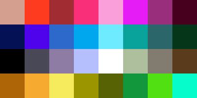 pixel color palette generator