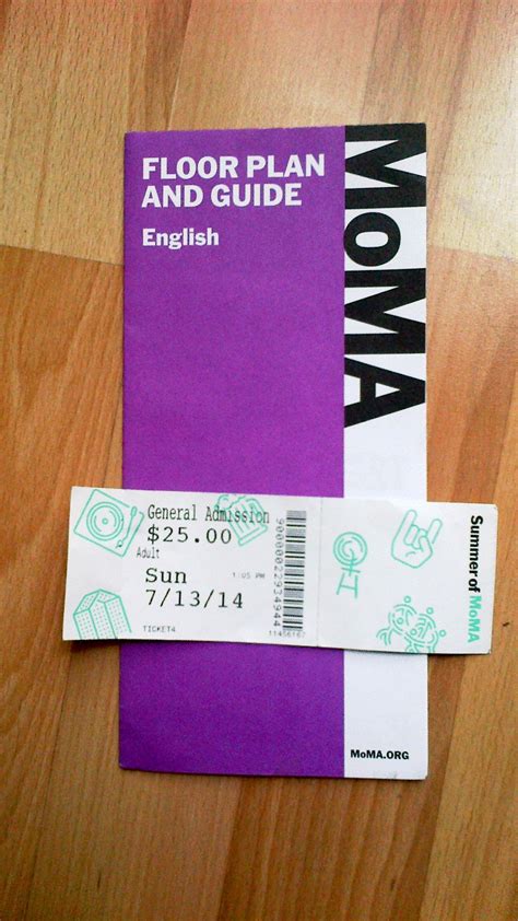 The Museum of Modern Art (MoMA) - ticket | Moma, Museum of contemporary art, Museum tickets