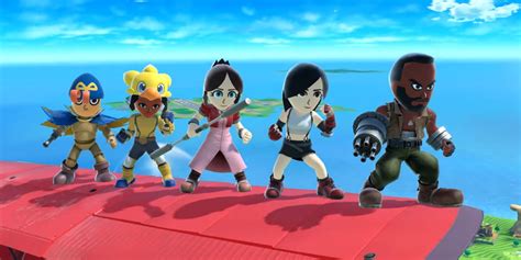 Super Smash Bros. Ultimate Gets FF7, Super Mario RPG Mii Fighter Costumes