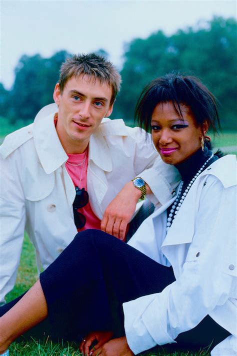 Paul Weller & Dee C. Lee of The Style Council in Hyde Park 1985 – STEVE RAPPORT PHOTOGRAPHY